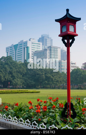 Jardins et paysage urbain, Guangzhou (Canton), Guangdong, China, Asia Banque D'Images