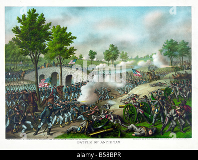Bataille de sharpsburg 17 septembre, 1862 Banque D'Images