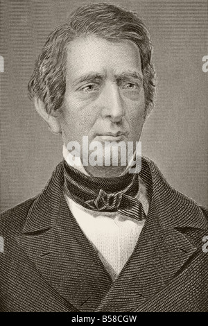 William Henry Seward, 1801 - 1872. Politicien américain qui a négocié l'achat de l'Alaska. Banque D'Images