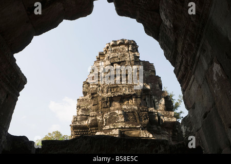Banteay Kdei temple, Angkor Thom, Angkor, Site du patrimoine mondial de l'UNESCO, Siem Reap, Cambodge, Indochine, Asie du sud-est Banque D'Images