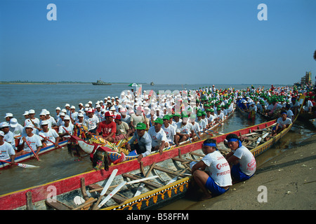 Fête de l'eau Phnom Penh Cambodge Indochine Asie Asie du sud-est Banque D'Images