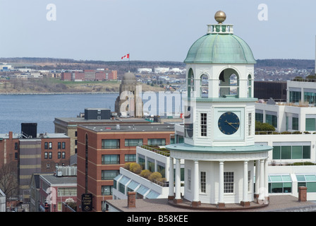 Tour de l'horloge du 19ème siècle, l'un de la ville, Halifax, Nouvelle-Écosse, Canada, Amérique du Nord Banque D'Images