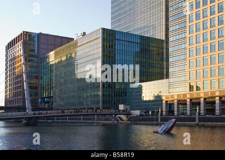 25, rue Bank Canary Wharf Londres Banque D'Images