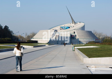 Chine Monument du Millénaire Art Museum, Beijing, Chine Banque D'Images