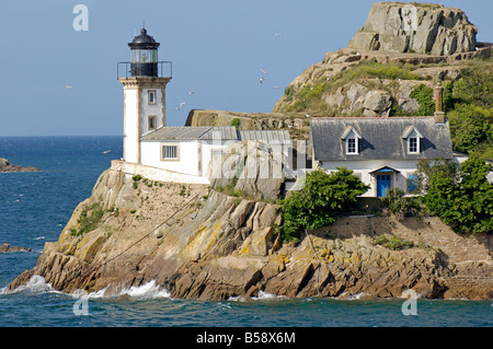 L'Île Louet, La Baie de Morlaix, Nord Finistère, Bretagne, France, Europe Banque D'Images