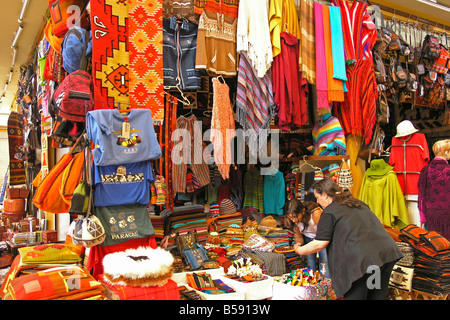 Marché de l'Inca. Lima. Le Pérou. Banque D'Images