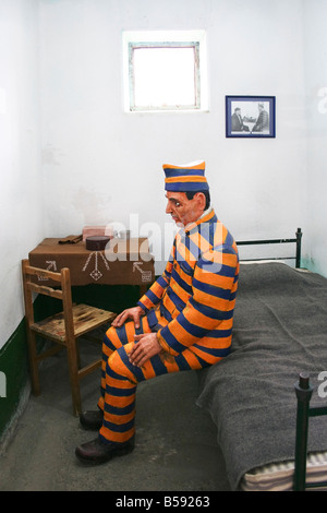 Ushuaia utilisé pour être une colonie pénale La prison abrite maintenant un musée en Argentine l'homme dans la cellule Banque D'Images
