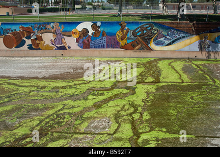 Tujunga laver sous bassin de la vallée de San Fernando, Californie CA Ville de Los Angeles Department of Recreation and Parks Banque D'Images