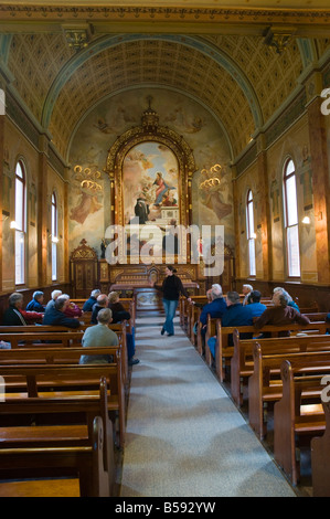 La chapelle dans le couvent à Bénédictine a fondé la mission espagnole de Nouvelle-Norcia en Australie occidentale Banque D'Images