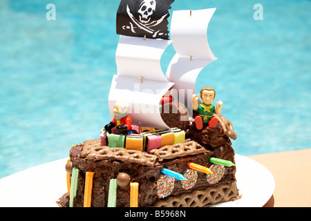 Gateau Bateau Pirate Photo Stock Alamy