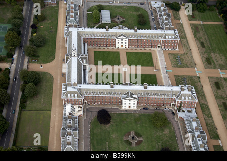 Vue aérienne au nord-est de Royal Hospital Chelsea Gardens Royal Hospital Road London SW3 England UK Banque D'Images