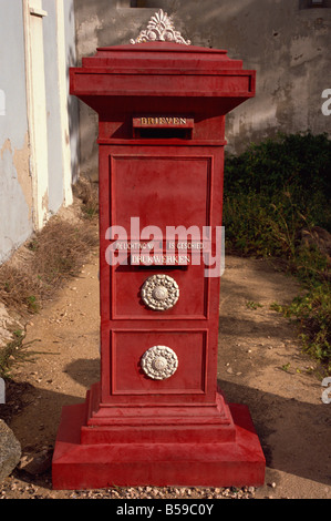 Old Post box en museum Aruba Antilles néerlandaises Antilles Amérique Centrale Banque D'Images