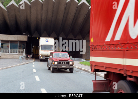 Tunnel du Mont Blanc France Europe Banque D'Images