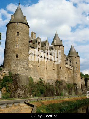 Le château de Josselin Josselin Bretagne France Europe Banque D'Images