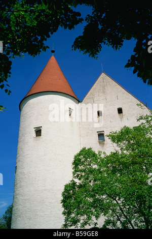 Château de Ingolstadt sur le Danube Bavière Allemagne Europe Banque D'Images