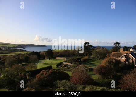 Thurlestone dans le Devon. Banque D'Images