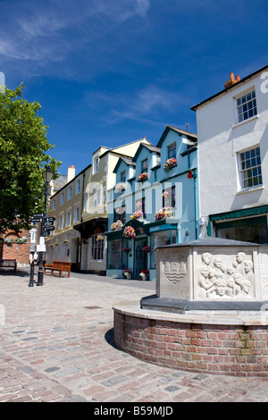 Doo Bucky Square, Bridport, Dorset Banque D'Images