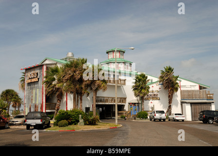 Fruits de mer restaurant Joe's Crab Shack de Corpus Christi, Texas USA Banque D'Images