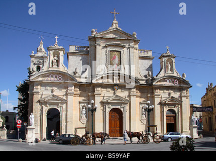 'St Paul's Church, Rabat, Malte. Banque D'Images