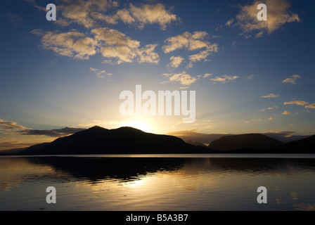 Vue sur le Loch Linnhe vers l'Europe de l'UE FR UK d'Ardgour Banque D'Images