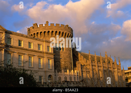 Le Château de Dublin, Dublin, République d'Irlande, Europe Banque D'Images