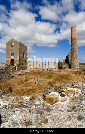 Mine de cuivre, le cuivre Coast Drive, comté de Waterford, Munster, République d'Irlande, Europe Banque D'Images