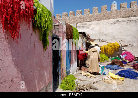 Dyer, Medina, Essaouira, Maroc, Mogador historique, l'Afrique du Nord, Afrique Banque D'Images