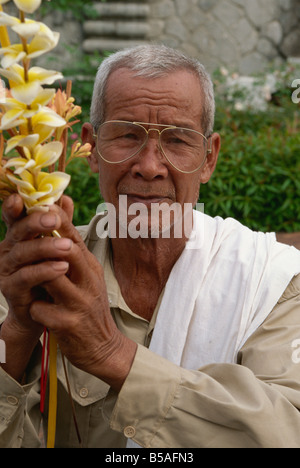 La célébration du Nouvel An Lao Palais Royal Luang Prabang Laos Indochine Asie Asie du sud-est Banque D'Images