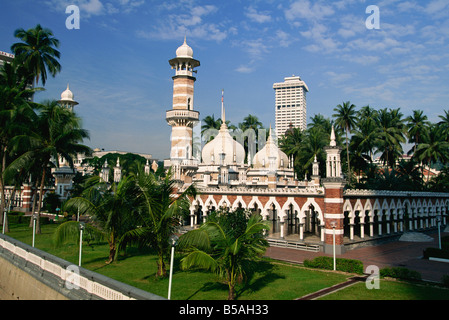 Le Masjid Jamek (mosquée du vendredi), construit en 1907, Kuala Lumpur, Malaisie, en Asie du sud-est Banque D'Images