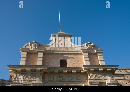 Entrée principale de Mdina, Malte, Europe Banque D'Images