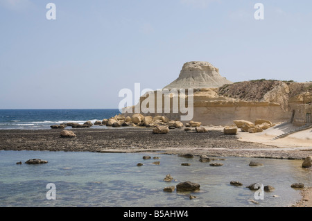 Qbajjar, près de Marsalforn, Gozo, Malte, Europe Banque D'Images