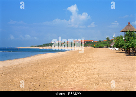 Plage de Nusa Dua, Grand Hyatt Hotel, Bali, Indonésie, Asie du sud-est Banque D'Images