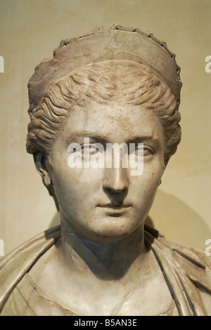 Rome. L'Italie. Les musées du Capitole, Portrait de Sabina annonce 130 140. Banque D'Images