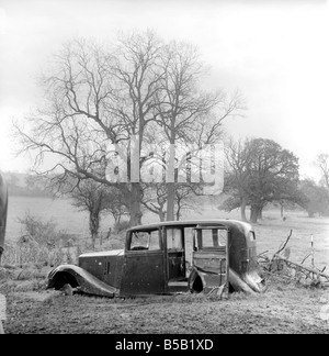 L'un d'un certain nombre de voitures Rolls Royce vétéran dans divers services de l'état de restauration . 1963 Banque D'Images