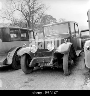 Un vétéran Rolls Royce voiture. 1963 UN1152-006 Banque D'Images