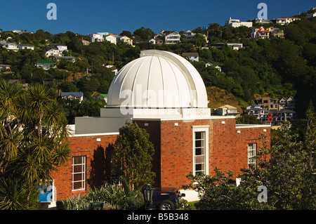 Planétarium et Observatoire Carter sur le mont Victoria dans les jardins botaniques, Nouvelle-Zélande, Wellington, Nouvelle-Zélande Banque D'Images