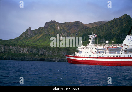 L'île Gough Tristan da Cunha Milieu de l'Atlantique Banque D'Images