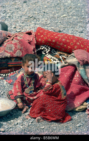 Baluchi nomads Bolan Pass Asie Pakistan Banque D'Images