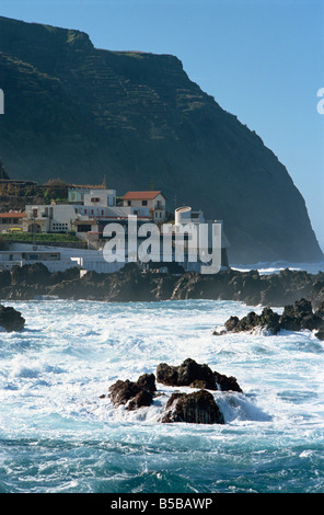 Porto Moniz Madère Portugal Europe de l'Atlantique Banque D'Images