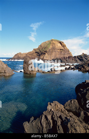 Porto Moniz Madère Portugal Europe de l'Atlantique Banque D'Images