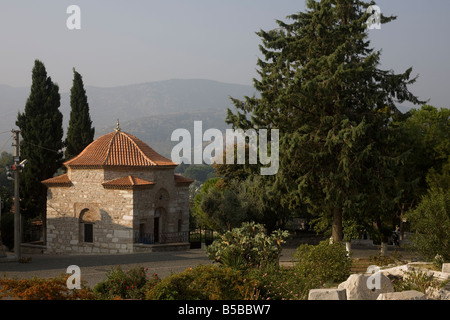 Paysage à la basilique de Saint John dans Selçuk, Turquie Banque D'Images