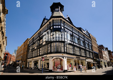 Bâtiment à colombages, King Street, Manchester, Angleterre, Europe Banque D'Images