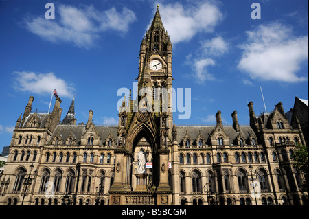 Hôtel de ville, place Albert, Manchester, Angleterre, Europe Banque D'Images