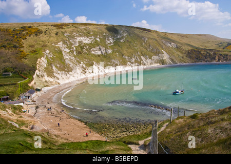 Crique de Lulworth Cove, Dorset, Angleterre, Europe Banque D'Images