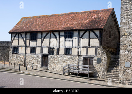 Marchands Tudor Hall, Southampton, Hampshire, Angleterre, Europe Banque D'Images