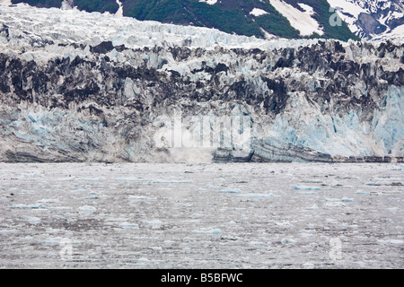Glacier Turner se jette dans la baie de Yakutat Bay et de désenchantement en Alaska Banque D'Images