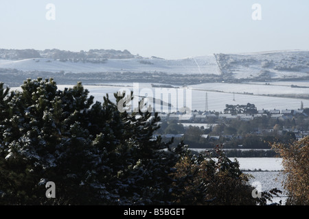 Vue sur la vallée de la chiltern hills Banque D'Images