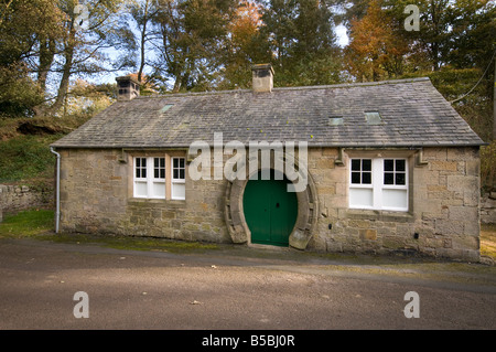 L'ancienne forge du village, Ford, Northumberland Banque D'Images