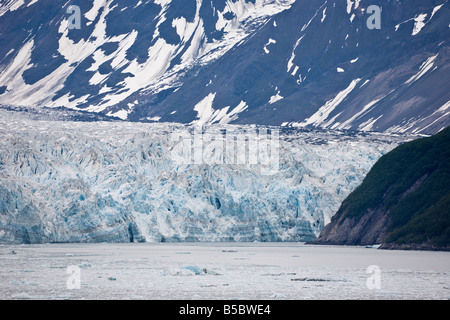 Glacier Hubbard se jette dans la baie de Yakutat Bay et de désenchantement en Alaska Banque D'Images