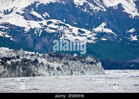 Glacier Turner se jette dans la baie de Yakutat Bay et de désenchantement en Alaska Banque D'Images